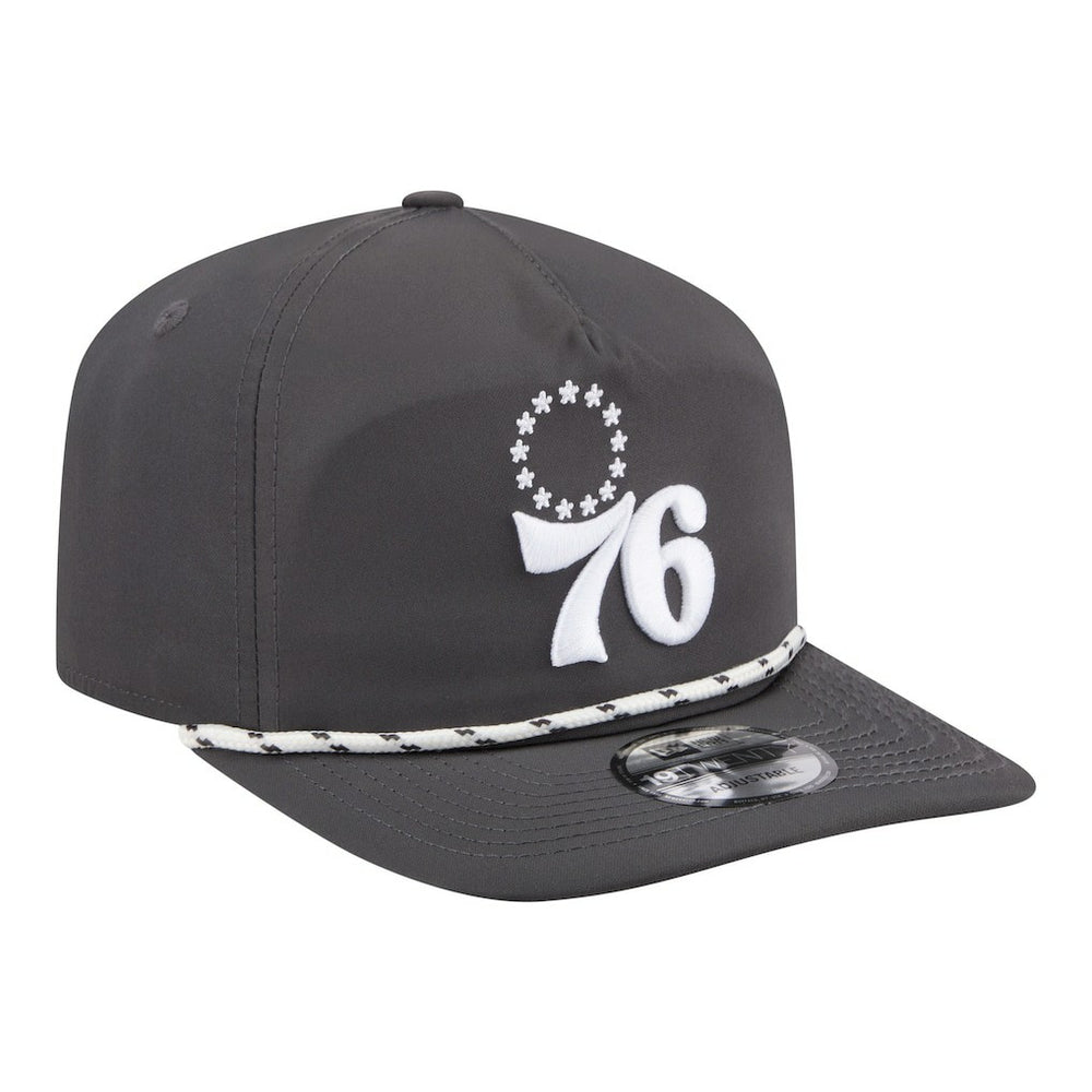 Graphite Philadelphia 76ers Tonal Rope 19TWENTY Adjustable Hat | NBA