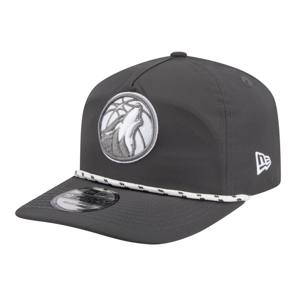 Graphite Minnesota Timberwolves Tonal Rope 19TWENTY Adjustable Hat | NBA