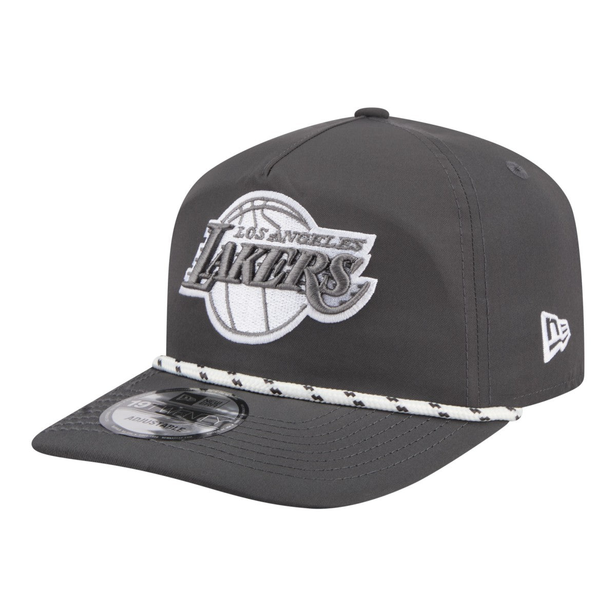 Graphite Los Angeles Lakers Tonal Rope 19TWENTY Adjustable Hat | NBA
