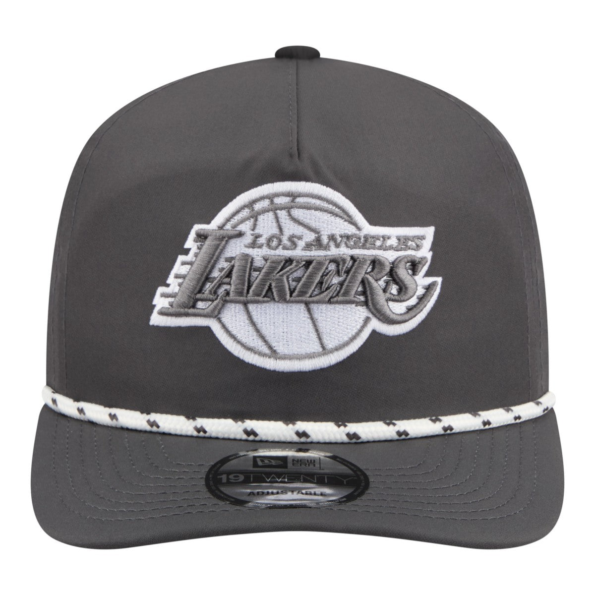 Graphite Los Angeles Lakers Tonal Rope 19TWENTY Adjustable Hat | NBA