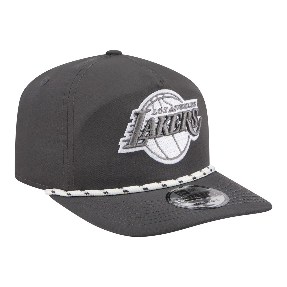 Graphite Los Angeles Lakers Tonal Rope 19TWENTY Adjustable Hat | NBA