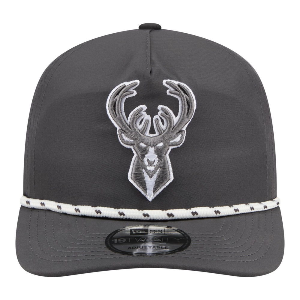 Graphite Milwaukee Bucks Tonal Rope 19TWENTY Adjustable Hat | NBA