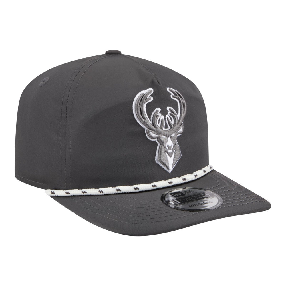 Graphite Milwaukee Bucks Tonal Rope 19TWENTY Adjustable Hat | NBA