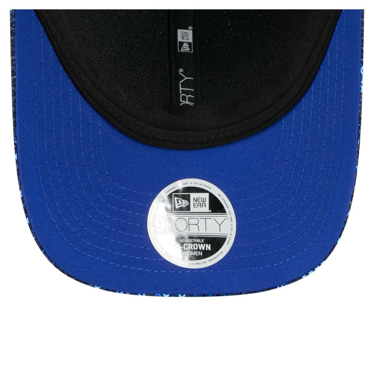 Blue New York Knicks Women's Sequin M-Crown 9FORTY Adjustable Hat | NBA