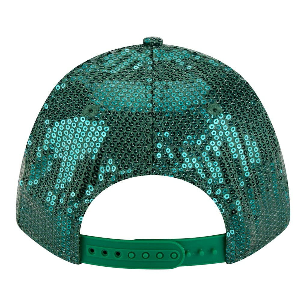 Kelly Green Boston Celtics Women's Sequin M-Crown 9FORTY Adjustable Hat | NBA