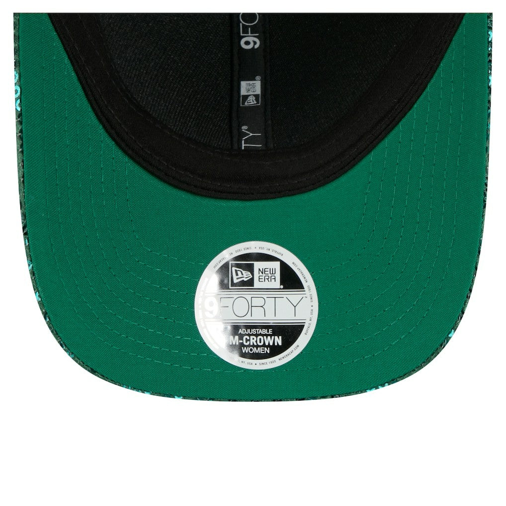 Kelly Green Boston Celtics Women's Sequin M-Crown 9FORTY Adjustable Hat | NBA