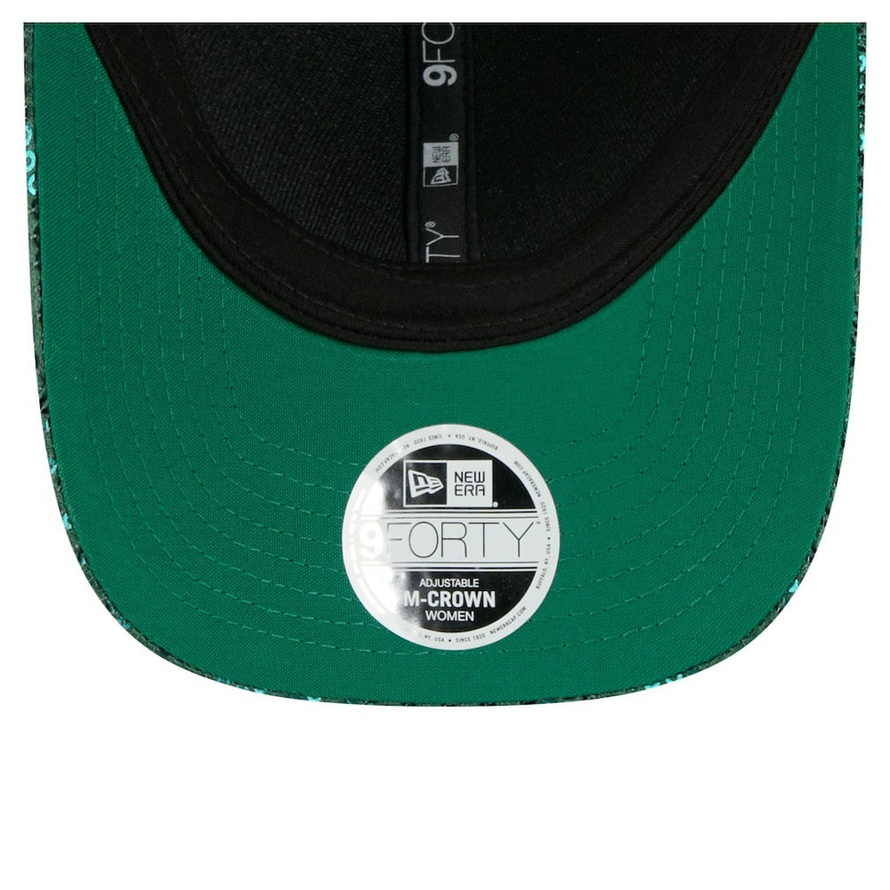 Kelly Green Boston Celtics Women's Sequin M-Crown 9FORTY Adjustable Hat | NBA