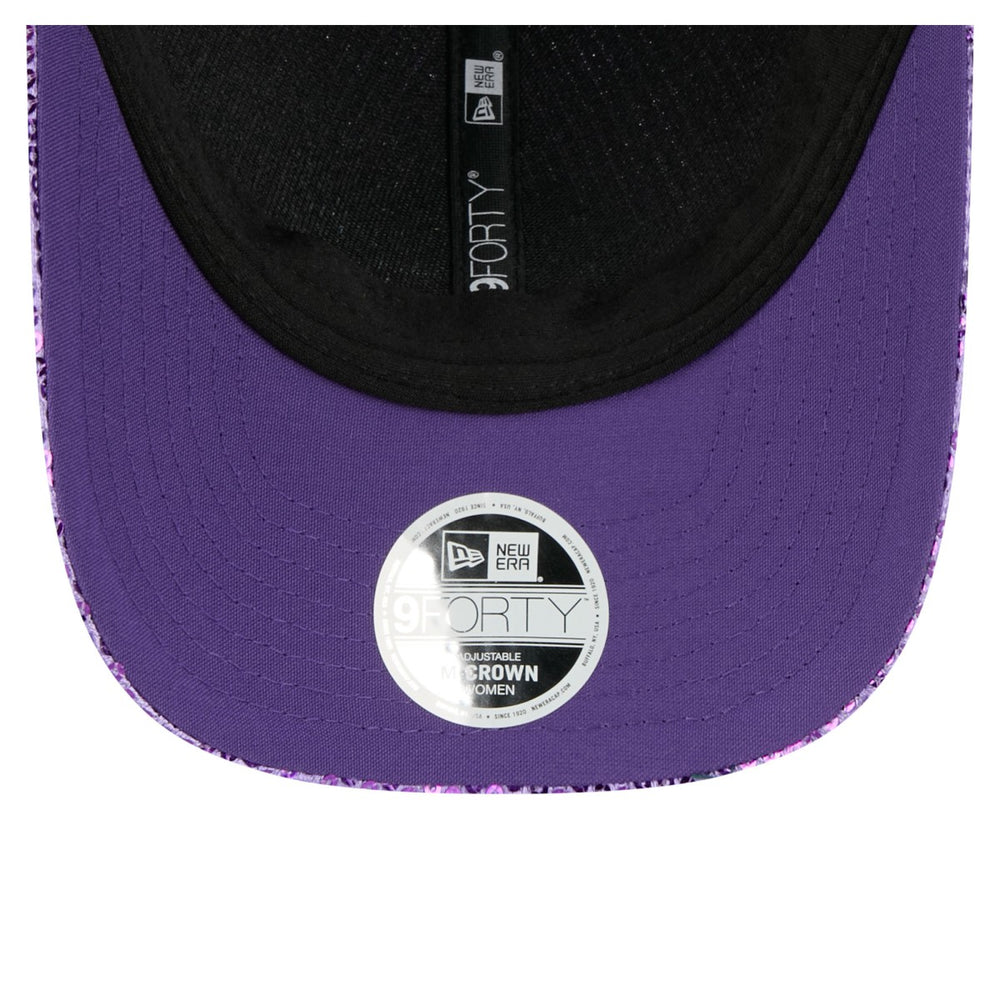 Purple Los Angeles Lakers Women's Sequin M-Crown 9FORTY Adjustable Hat | NBA