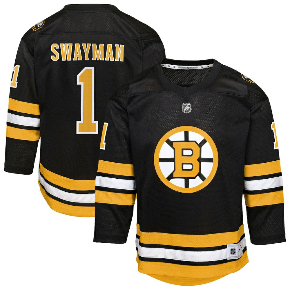 Jeremy Swayman Boston Bruins Outerstuff Youth Home Replica Jersey -  NHL Jerseys