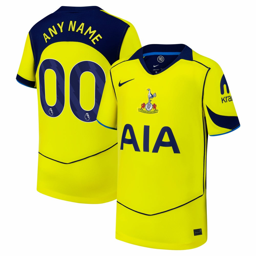 Tottenham Hotspur Youth 2025/26 Third Replica Custom Jersey