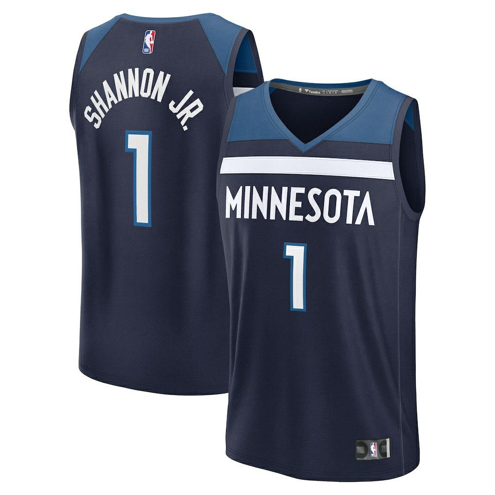 Navy Terrence Shannon Jr. Minnesota Timberwolves Fast Break Replica Jersey | NBA