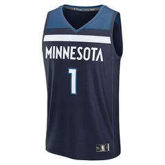 Navy Terrence Shannon Jr. Minnesota Timberwolves Fast Break Replica Jersey | NBA