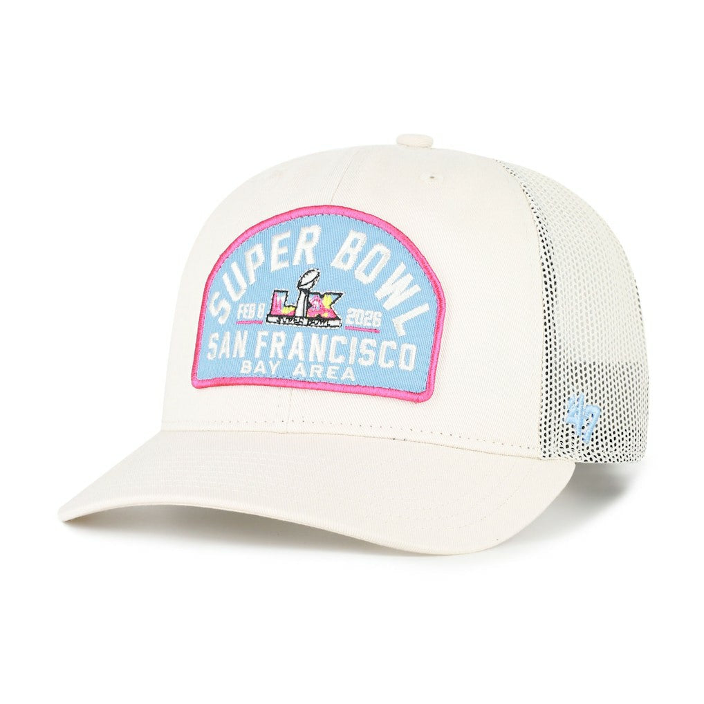 New England Patriots Super Bowl LX '47 Leland Adjustable Trucker Hat | NFL Online