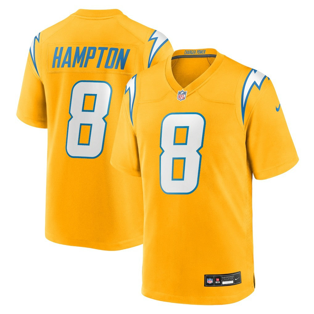 Los Angeles Chargers Omarion Hampton  Alternate Charger Power Game Player Jersey | NFL Sale