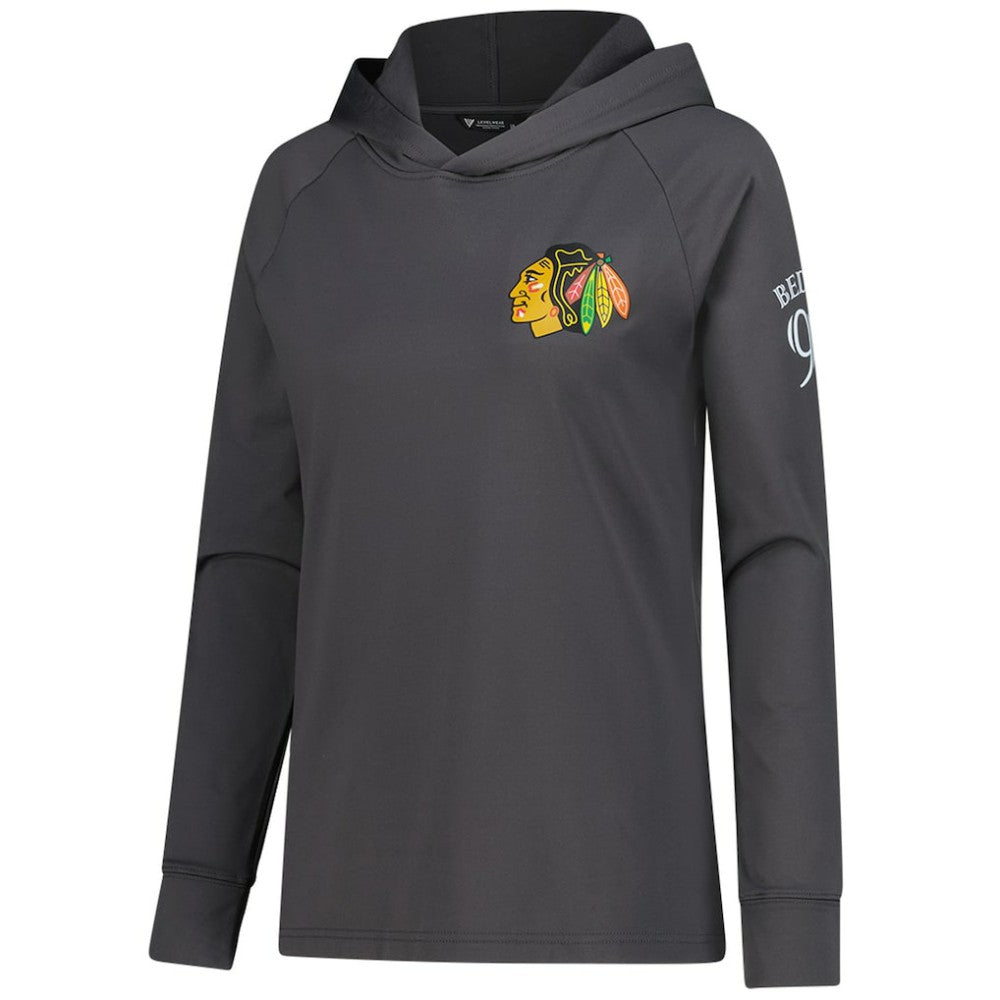 Connor Bedard Chicago Blackhawks Levelwear Women's Impression Name & Number Raglan Hoodie -  NHL Hoodies