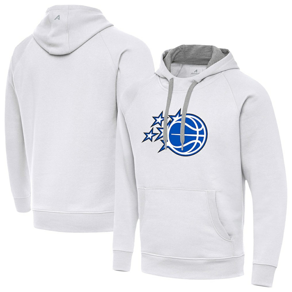 White Orlando Magic Antigua New Logo Victory Pullover Hoodie | NBA