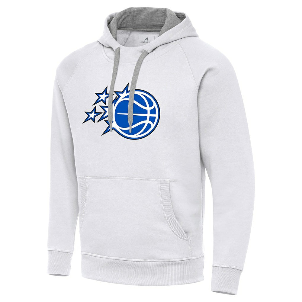 White Orlando Magic Antigua New Logo Victory Pullover Hoodie | NBA