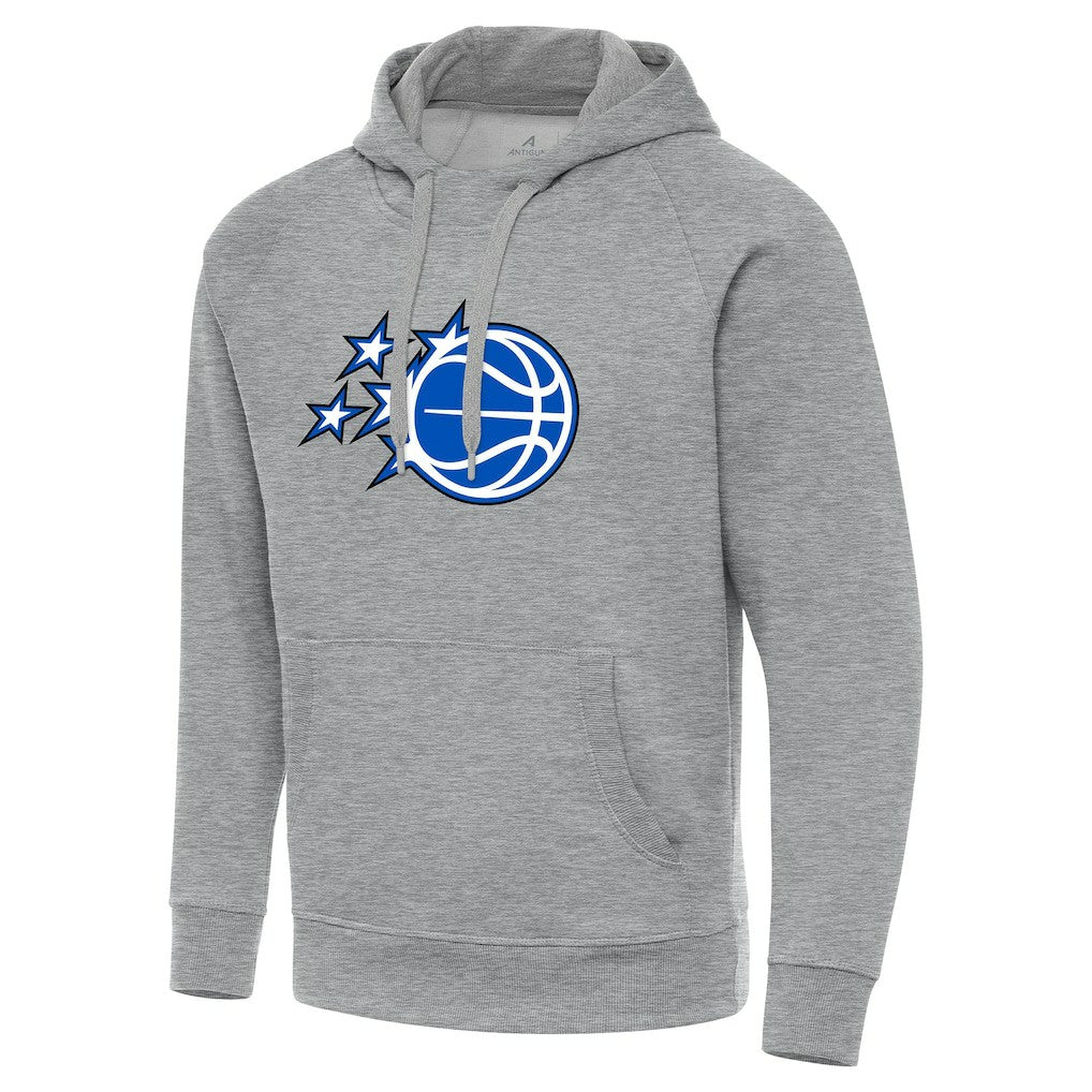 Heather Gray Orlando Magic Antigua New Logo Victory Pullover Hoodie | NBA