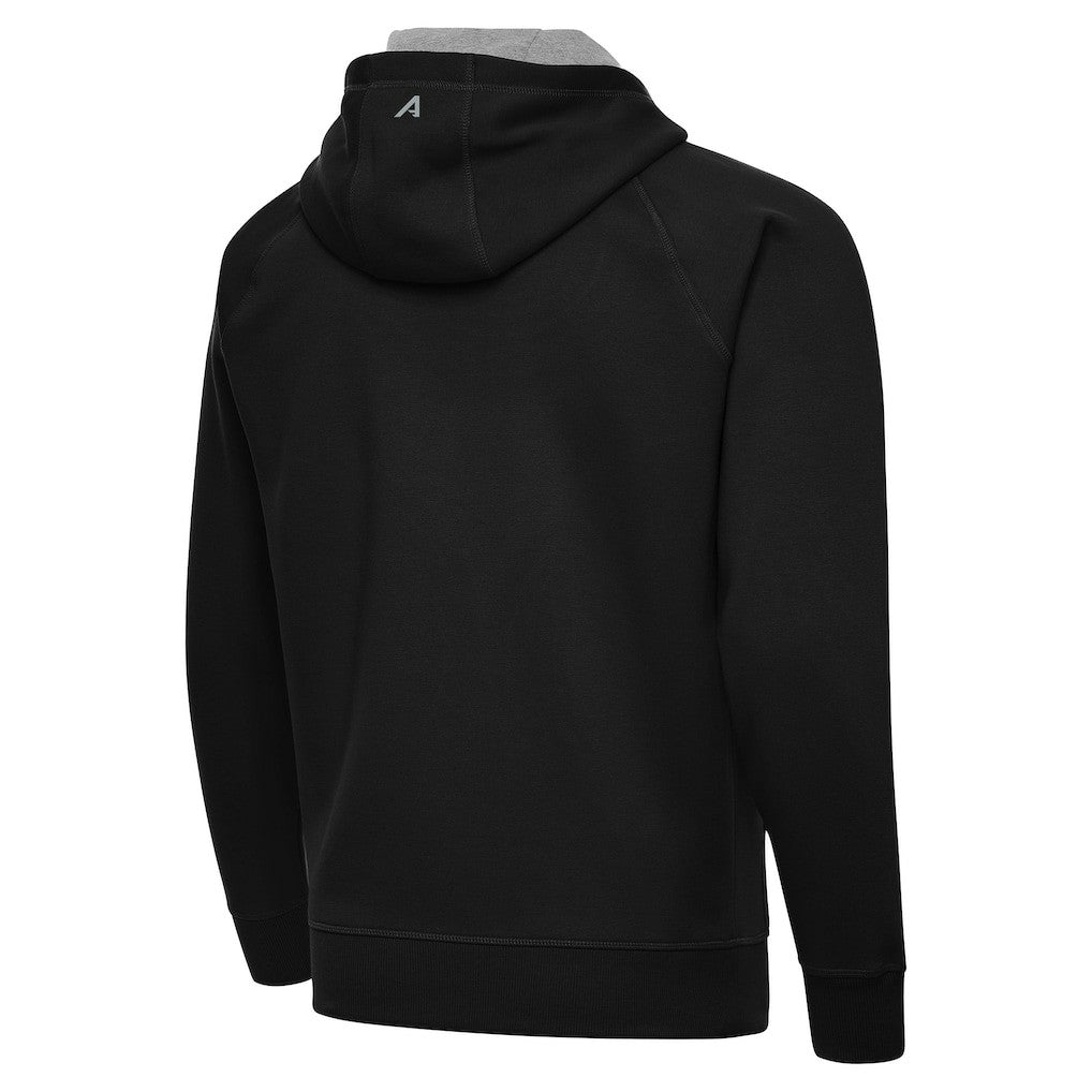Black Orlando Magic Antigua New Logo Victory Full-Zip Hooded Sweatshirt | NBA