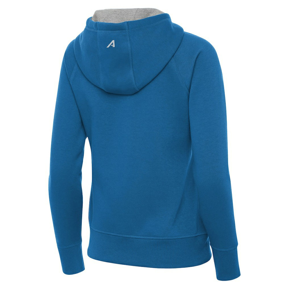 Blue Orlando Magic Antigua Women's New Logo Victory Full-Zip Hooded Sweatshirt | NBA