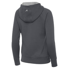 Charcoal Orlando Magic Antigua Women's New Logo Victory Full-Zip Hooded Sweatshirt | NBA