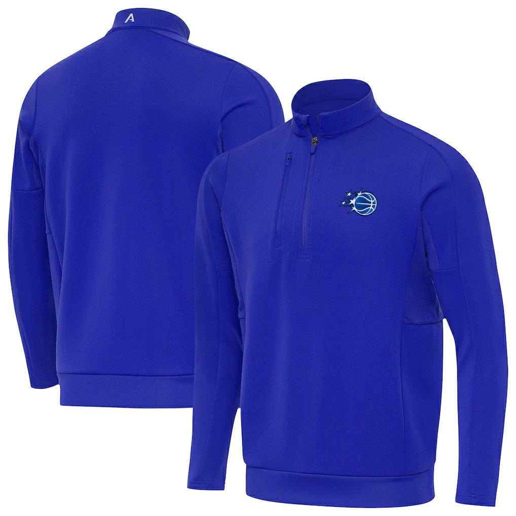 Royal Orlando Magic Antigua New Logo Generation Quarter-Zip Pullover Top | NBA
