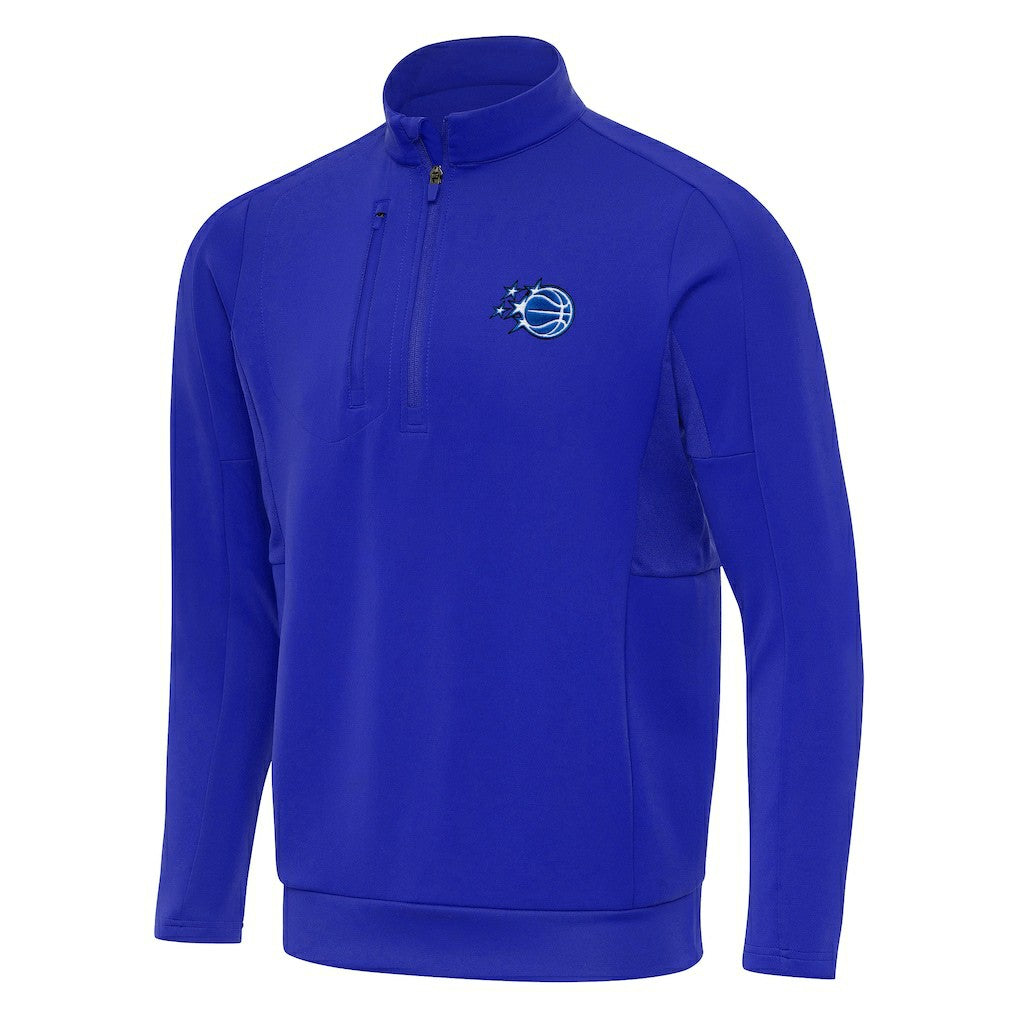 Royal Orlando Magic Antigua New Logo Generation Quarter-Zip Pullover Top | NBA