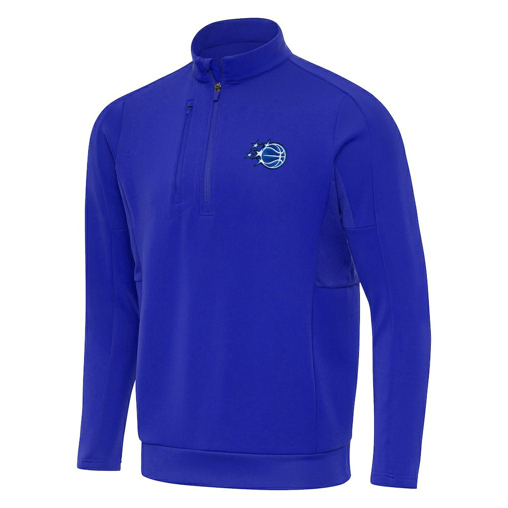 Royal Orlando Magic Antigua New Logo Generation Quarter-Zip Pullover Top | NBA