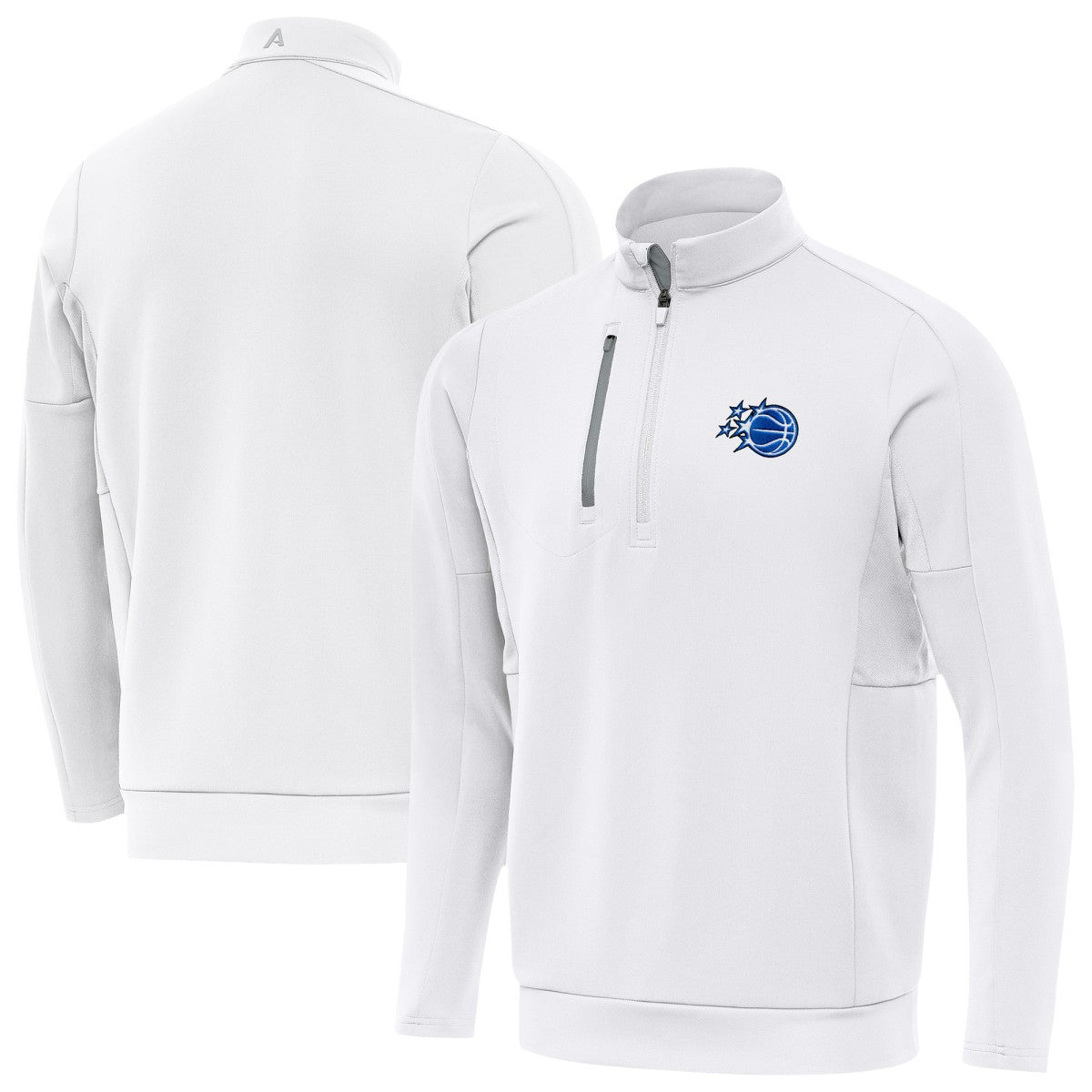 White Orlando Magic Antigua New Logo Generation Quarter-Zip Pullover Top | NBA