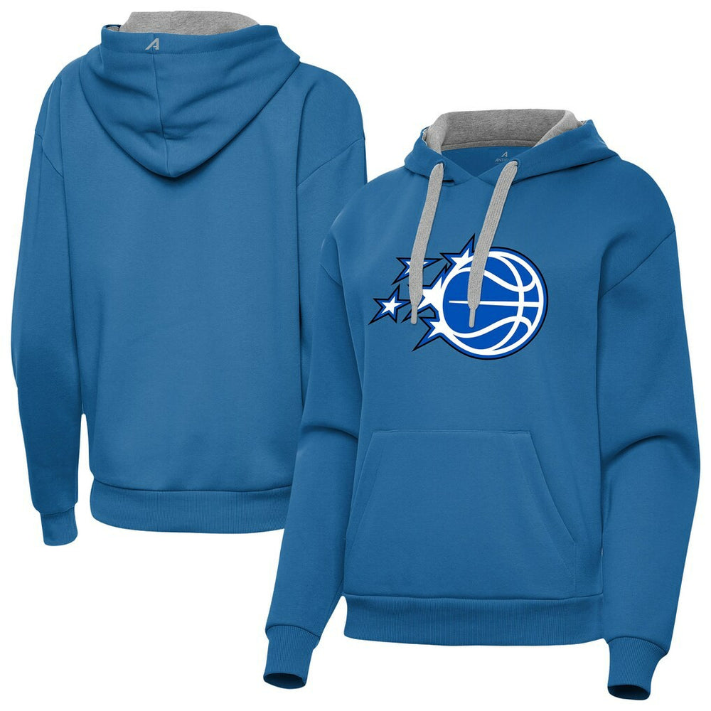 Blue Orlando Magic Antigua Women's New Logo Victory Pullover Hoodie | NBA