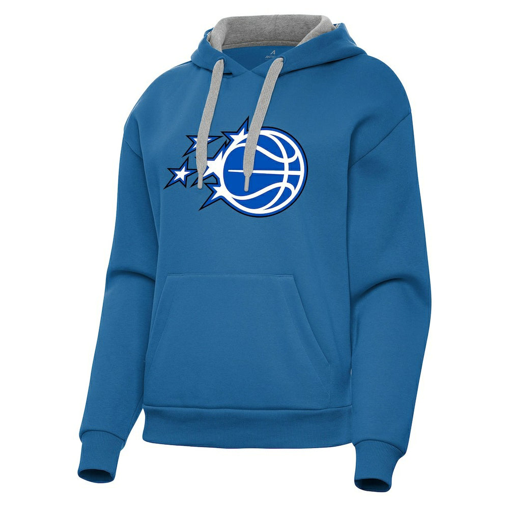 Blue Orlando Magic Antigua Women's New Logo Victory Pullover Hoodie | NBA