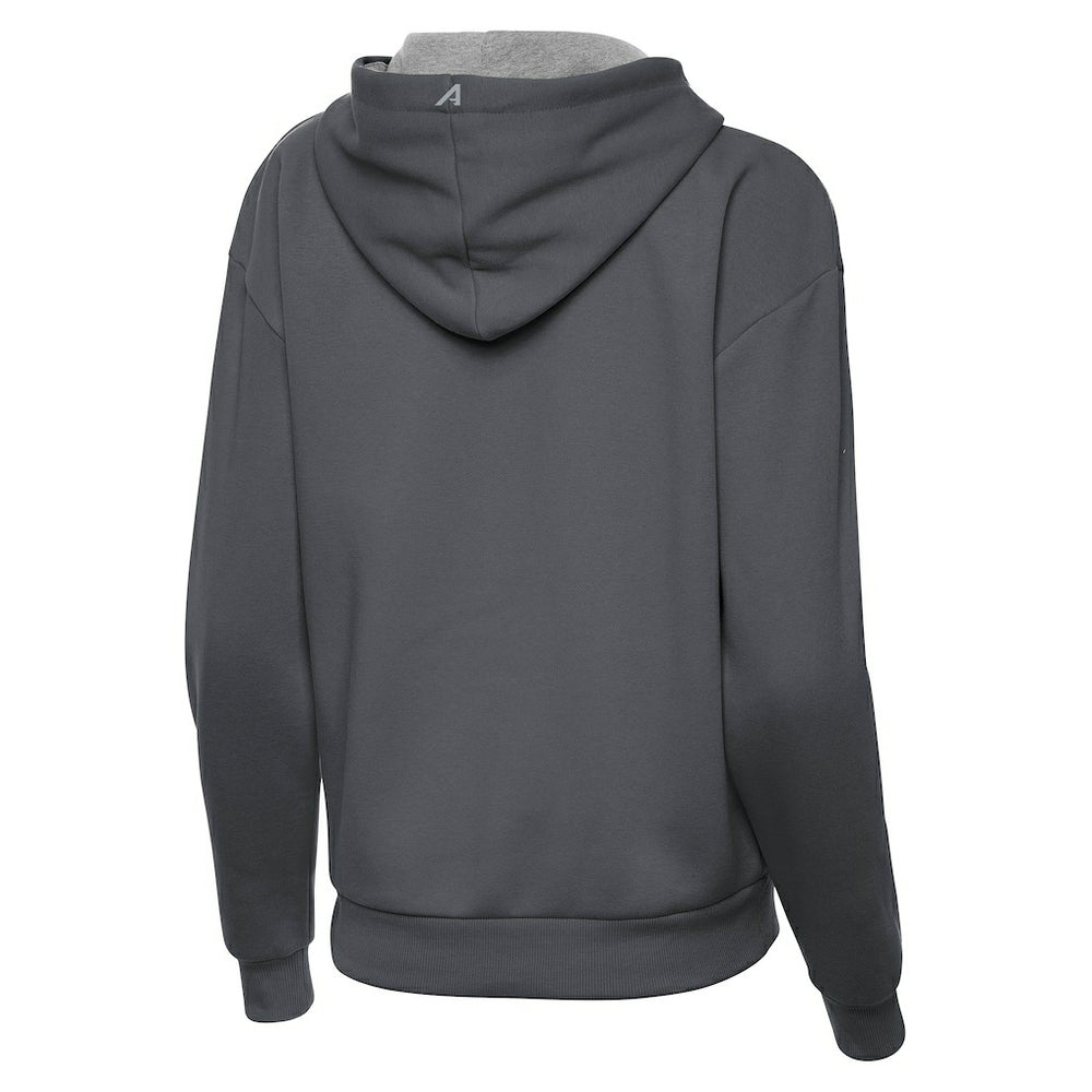 Charcoal Orlando Magic Antigua Women's New Logo Victory Pullover Hoodie | NBA