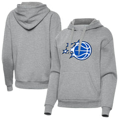 Heather Gray Orlando Magic Antigua Women's New Logo Victory Pullover Hoodie | NBA