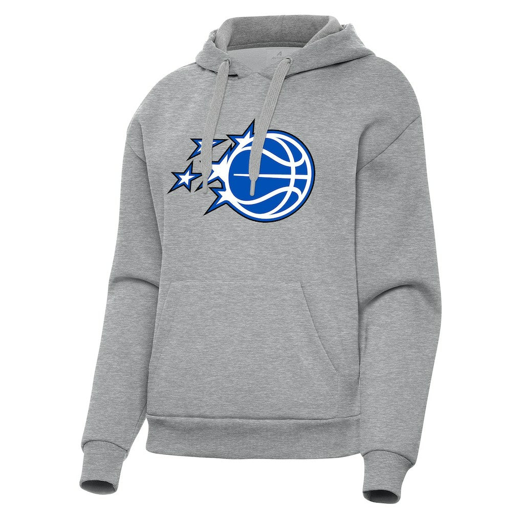 Heather Gray Orlando Magic Antigua Women's New Logo Victory Pullover Hoodie | NBA