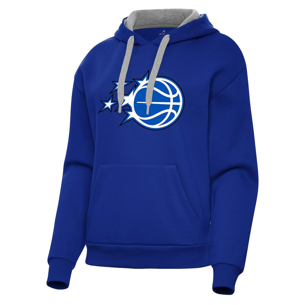 Royal Orlando Magic Antigua Women's New Logo Victory Pullover Hoodie | NBA