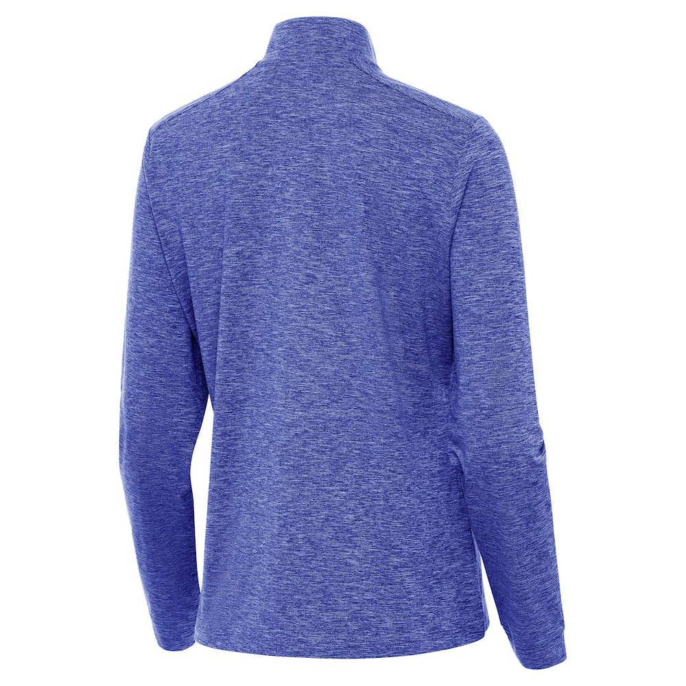 Heather Royal Orlando Magic Antigua Women's New Logo Mentor Long Sleeve Quarter-Zip Mock Polo | NBA