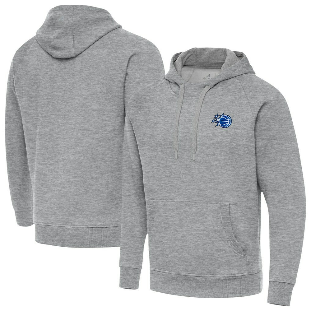 Heather Gray Orlando Magic Antigua New Logo Victory Pullover Hoodie | NBA