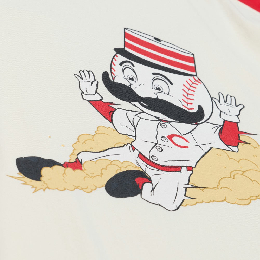 Cincinnati Reds Mitchell & Ness Women's Boyfriend Raglan T-Shirt - MLB T-shirts