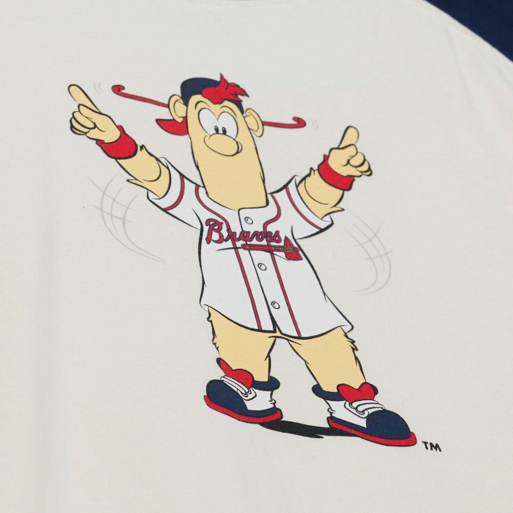 Atlanta Braves Mitchell & Ness Women's Boyfriend Raglan T-Shirt - MLB T-shirts