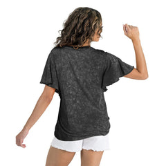 Washington Commanders Gameday Couture Women's Relaxed Flutter Sleeve T-Shirt | NFL New