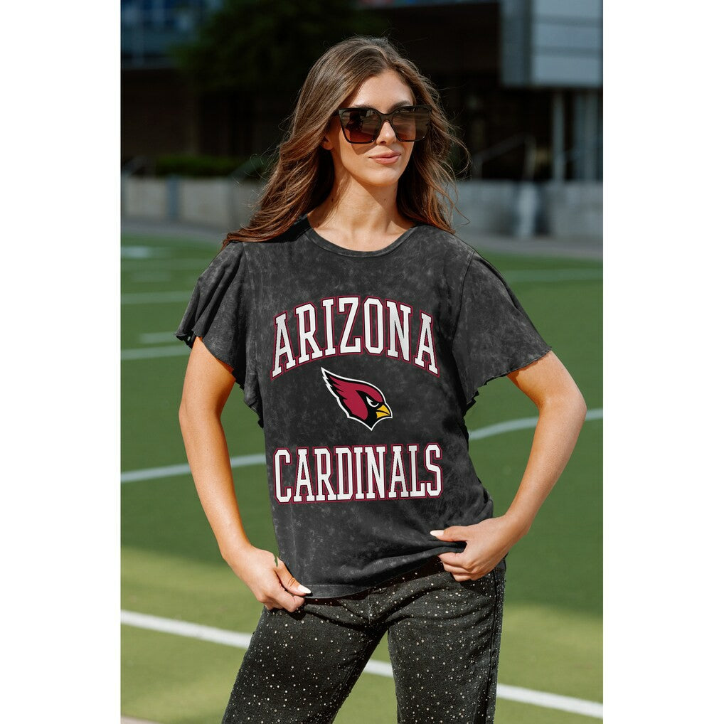 Arizona Cardinals Gameday Couture Women's Relaxed Flutter Sleeve T-Shirt | NFL Sale