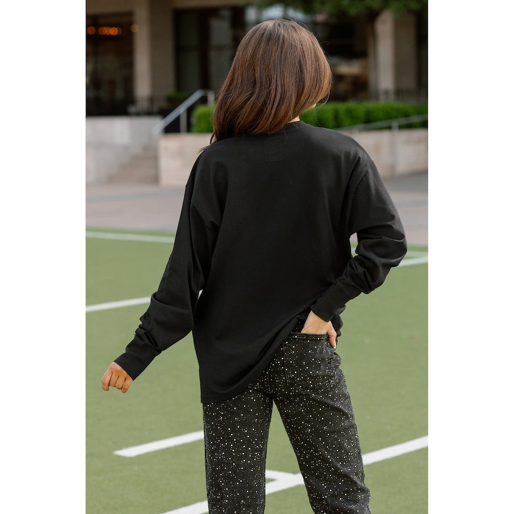 Houston Texans Gameday Couture Women's Oversized Long Sleeve T-Shirt | NFL On sale