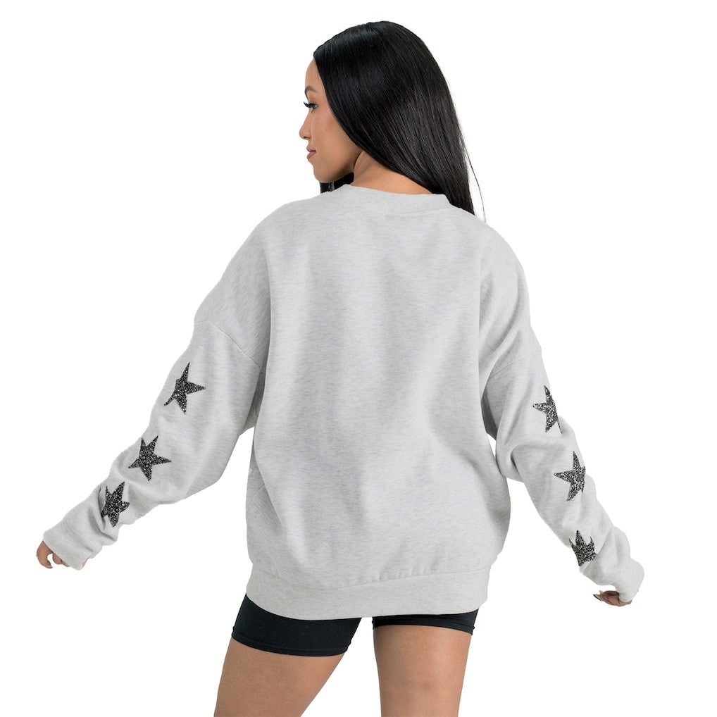 Baltimore Ravens Gameday Couture Women's Resilience Relaxed Rhinestone Pullover Sweatshirt | NFL Discount
