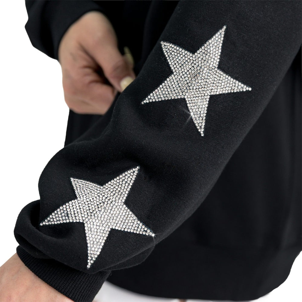 Denver Broncos Gameday Couture Women's Velocity Relaxed Rhinestone Pullover Sweatshirt | NFL Online
