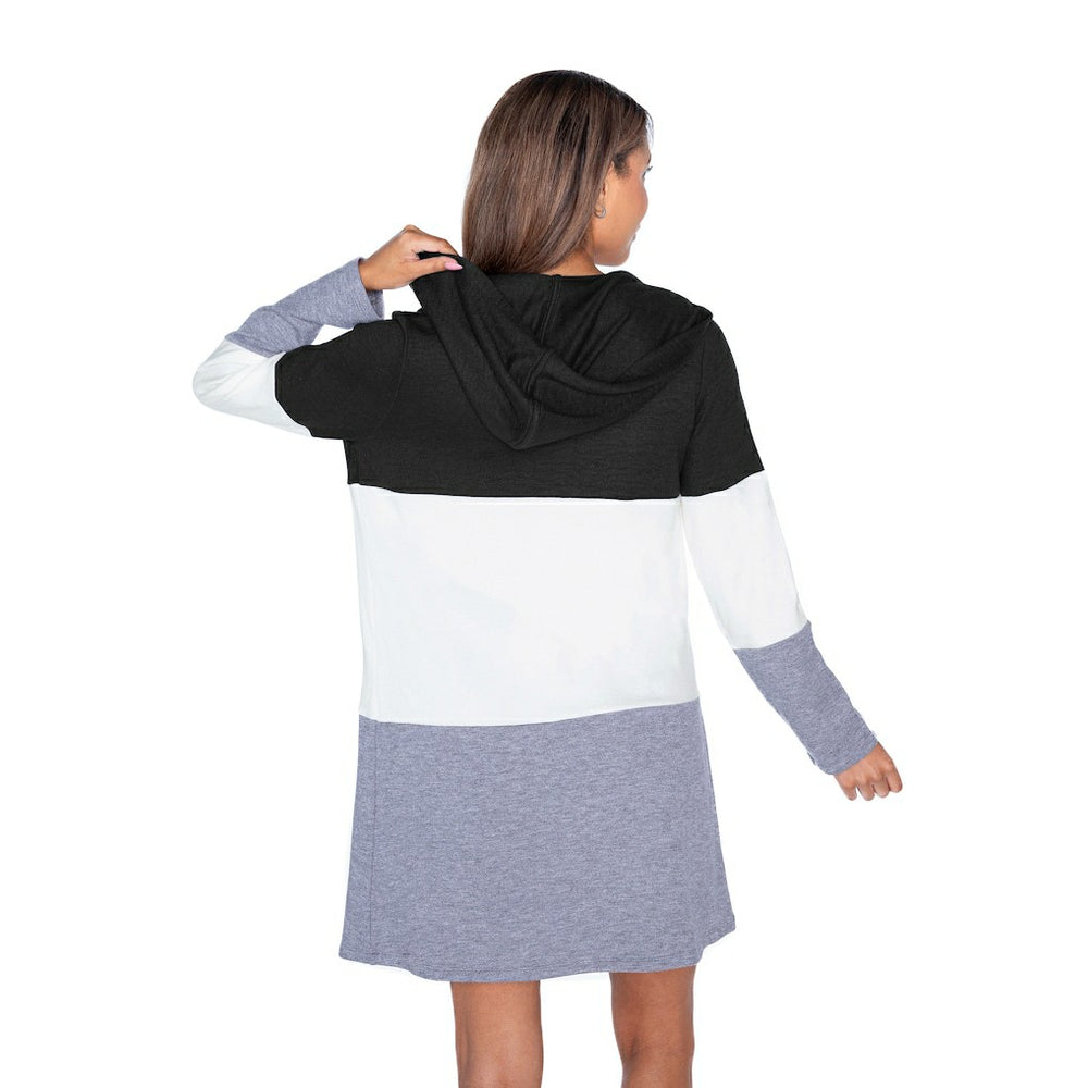 Denver Broncos Gameday Couture Women's Tri-Blend Color Block Lightweight Cardigan Hoodie | NFL Sale