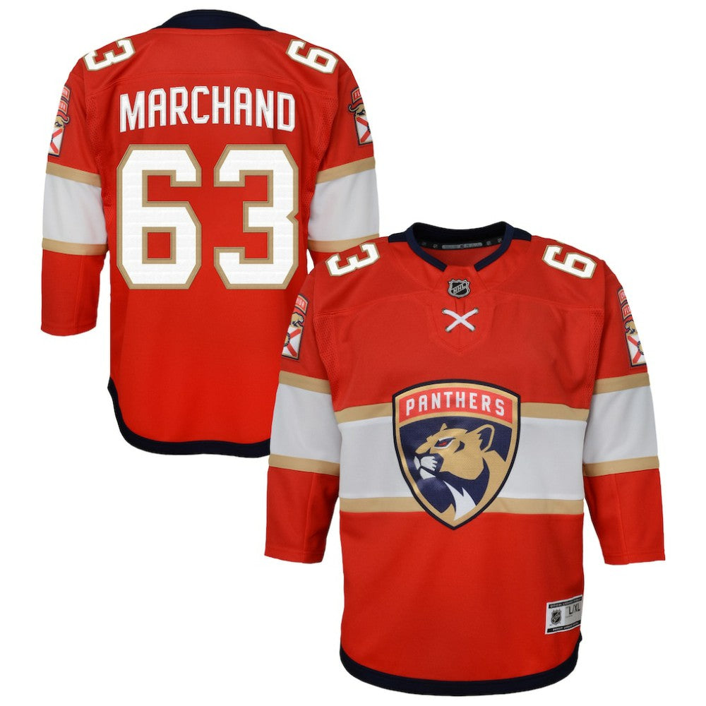 Brad Marchand Florida Panthers Outerstuff Youth Premier Player Jersey -  NHL Jerseys