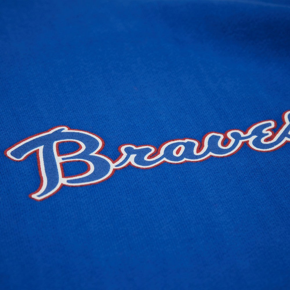 Atlanta Braves Mitchell & Ness Women's Cooperstown Collection Crewneck Sweatshirt - MLB Sweatshirts