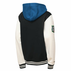 Black Minnesota Timberwolves Youth Hardwood Classics Courtside Fleece Full-Snap Hooded Jacket | NBA