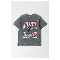 Atlanta Falcons Gameday Couture Women's Oversized Classic Grind Washed T-Shirt | NFL Hot