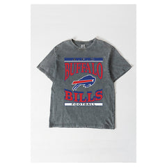 Buffalo Bills Gameday Couture Women's Oversized Classic Grind Washed T-Shirt | NFL New